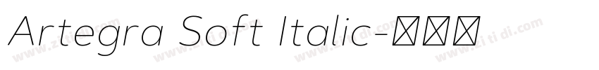 Artegra Soft Italic字体转换 Artegra Soft Italic字体转换